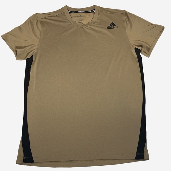 Adidas Olive Green Aeroready Performance T-Shirt - Picture 3 of 5